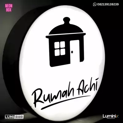 Neon Box Rumah Achi