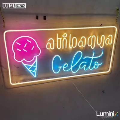 Lumisign Neon Lumbung Gelato
